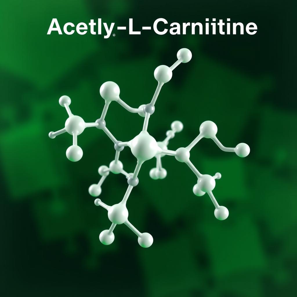 Acetyl-L-Carnitine molecular representation in MITOLYN