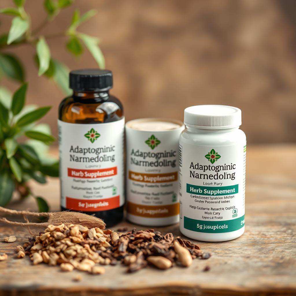 Adaptogenic herb supplements as alternatives to MITOLYN