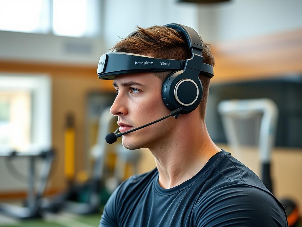 Athlete using NeuroPrime for mental performance training