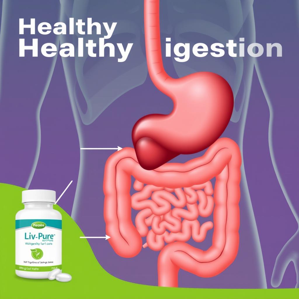Improved digestive health with Liv Pure supplement
