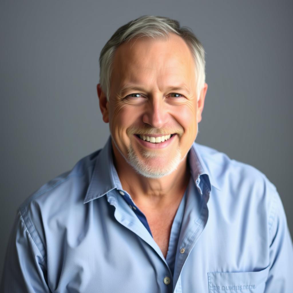 Middle-aged man smiling after resolving dental sensitivity with ProvaDent