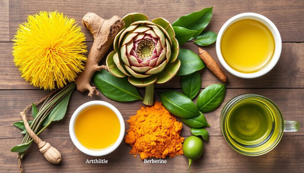 Natural ingredients found in Hepatoburn supplement for liver health