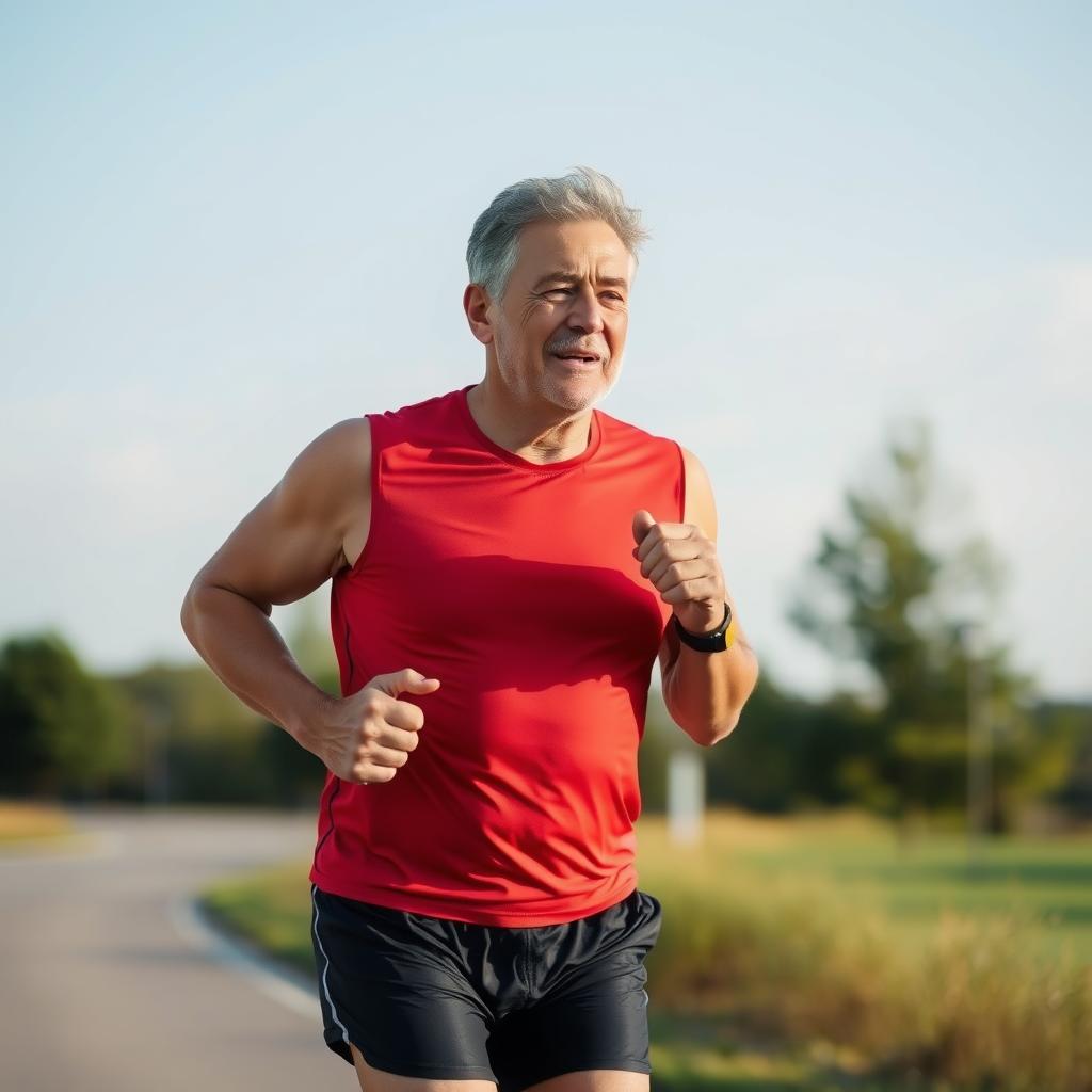 Person exercising with improved performance from MITOLYN