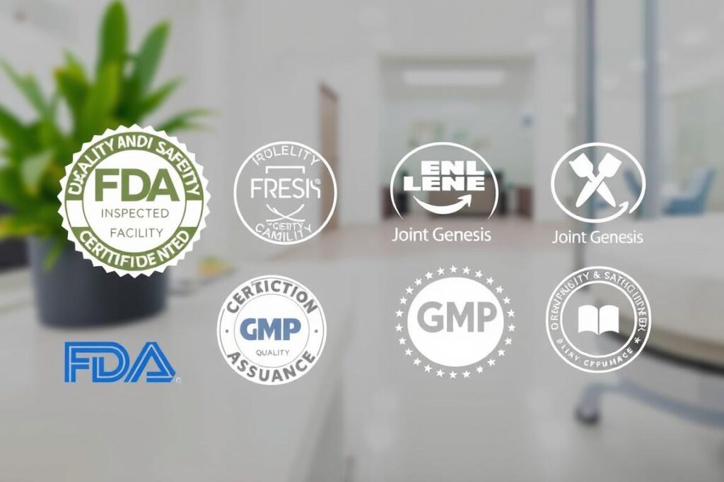 Safety certification symbols for Joint Genesis supplement